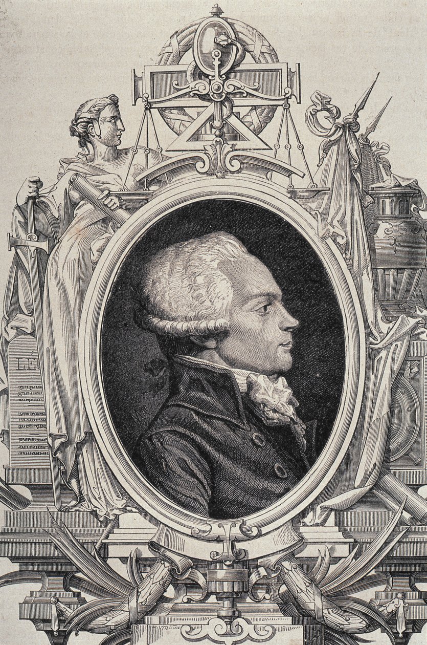 Portrait de Maximilien de Robespierre (1758-94) - Leopold Mar