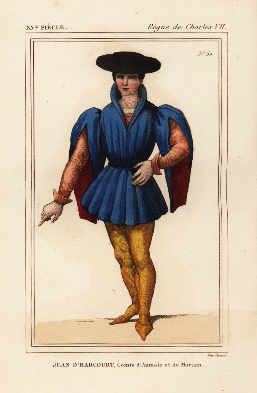 Jean VIII de Harcourt, chevalier français, Comte d