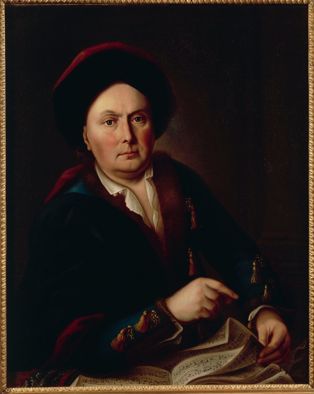Portrait de Ludwig van Beethoven, Kapellmeister (1712-73), grand-père du compositeur Ludwig Beethoven - Leopold Radoux