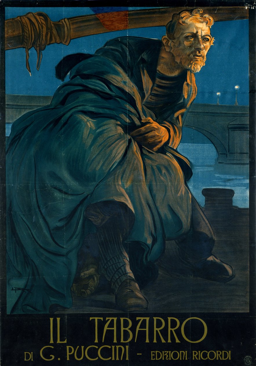 Opéra Il tabarro de Giacomo Puccini - Leopoldo Metlicovitz