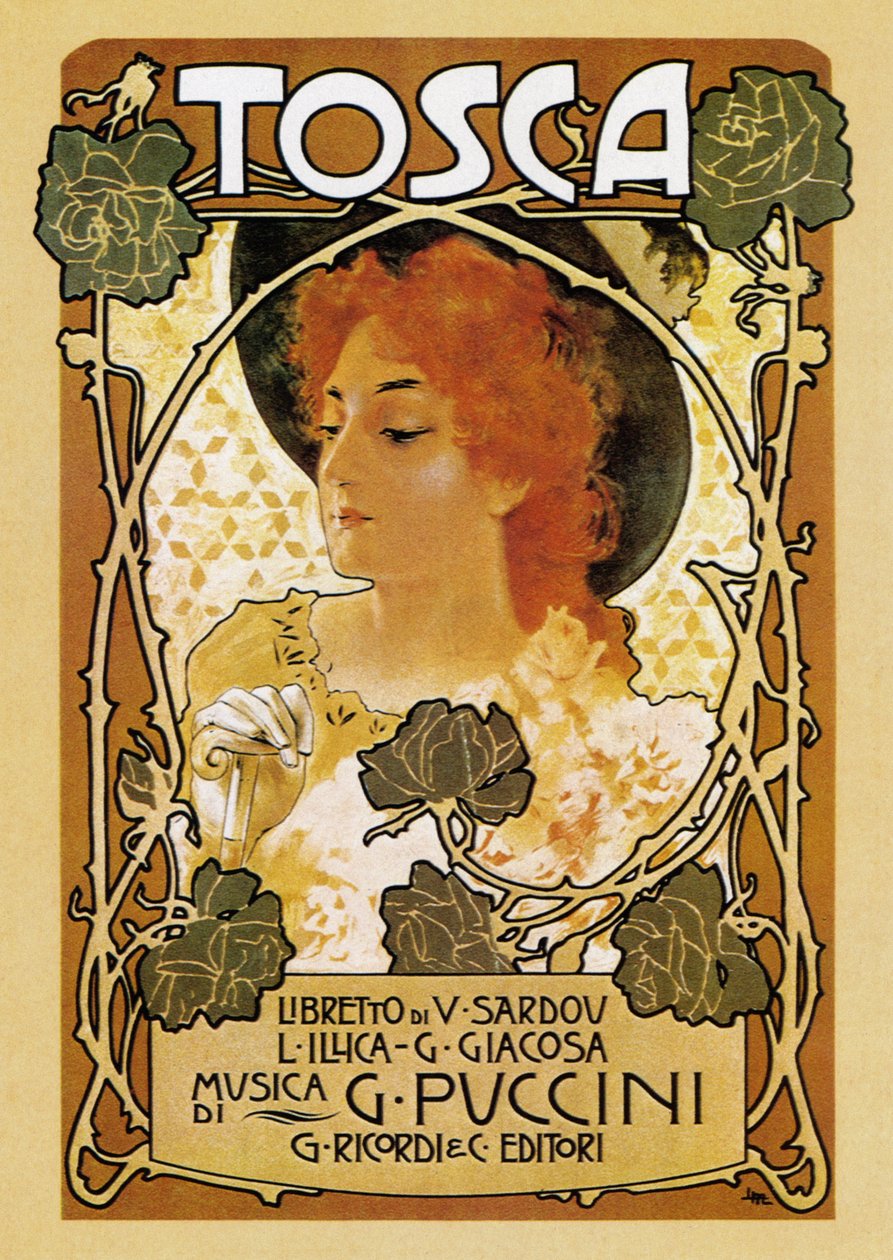 Opéra "Tosca" de Giacomo Puccini - Leopoldo Metlicovitz