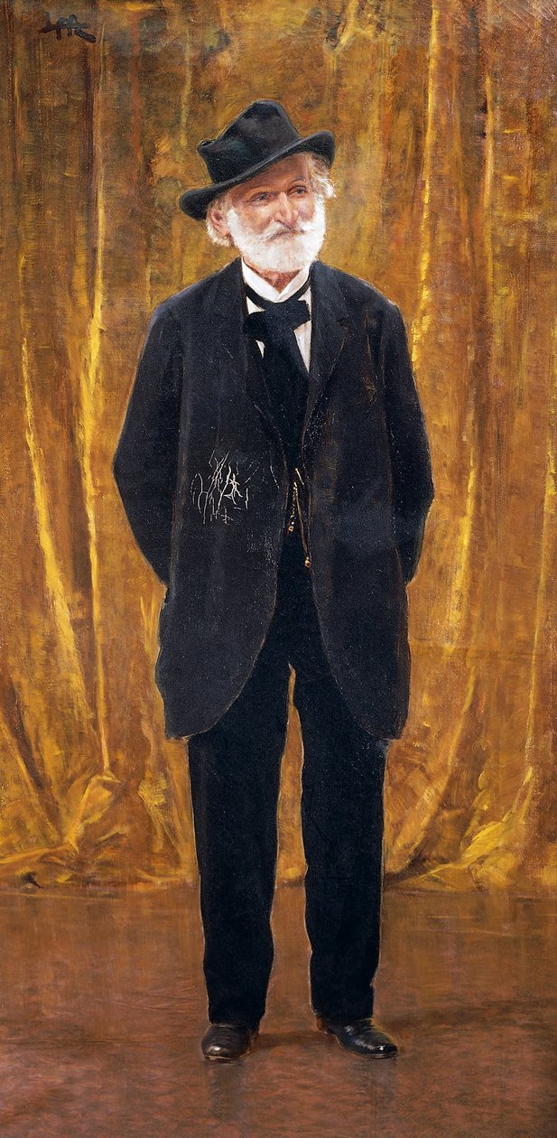 Portrait de Giuseppe Verdi - Leopoldo Metlicovitz
