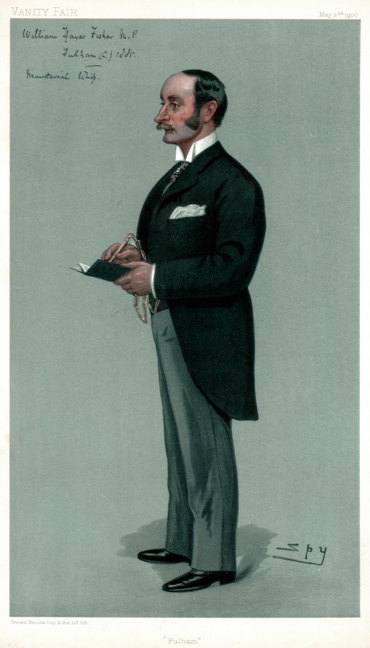 Fulham, William Hayes Fisher, homme politique britannique, 1900 - Leslie Matthew Ward