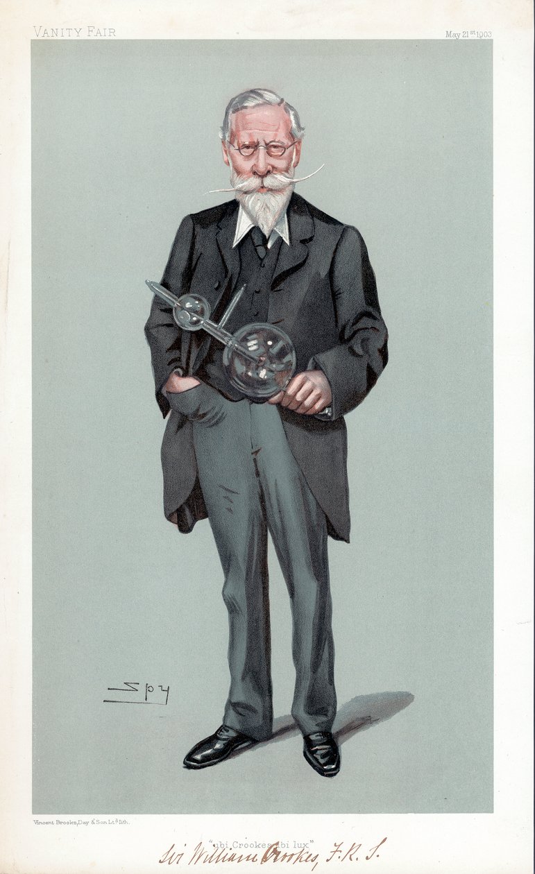 William Crookes, physicien et chimiste britannique, 1903 - Leslie Matthew Ward