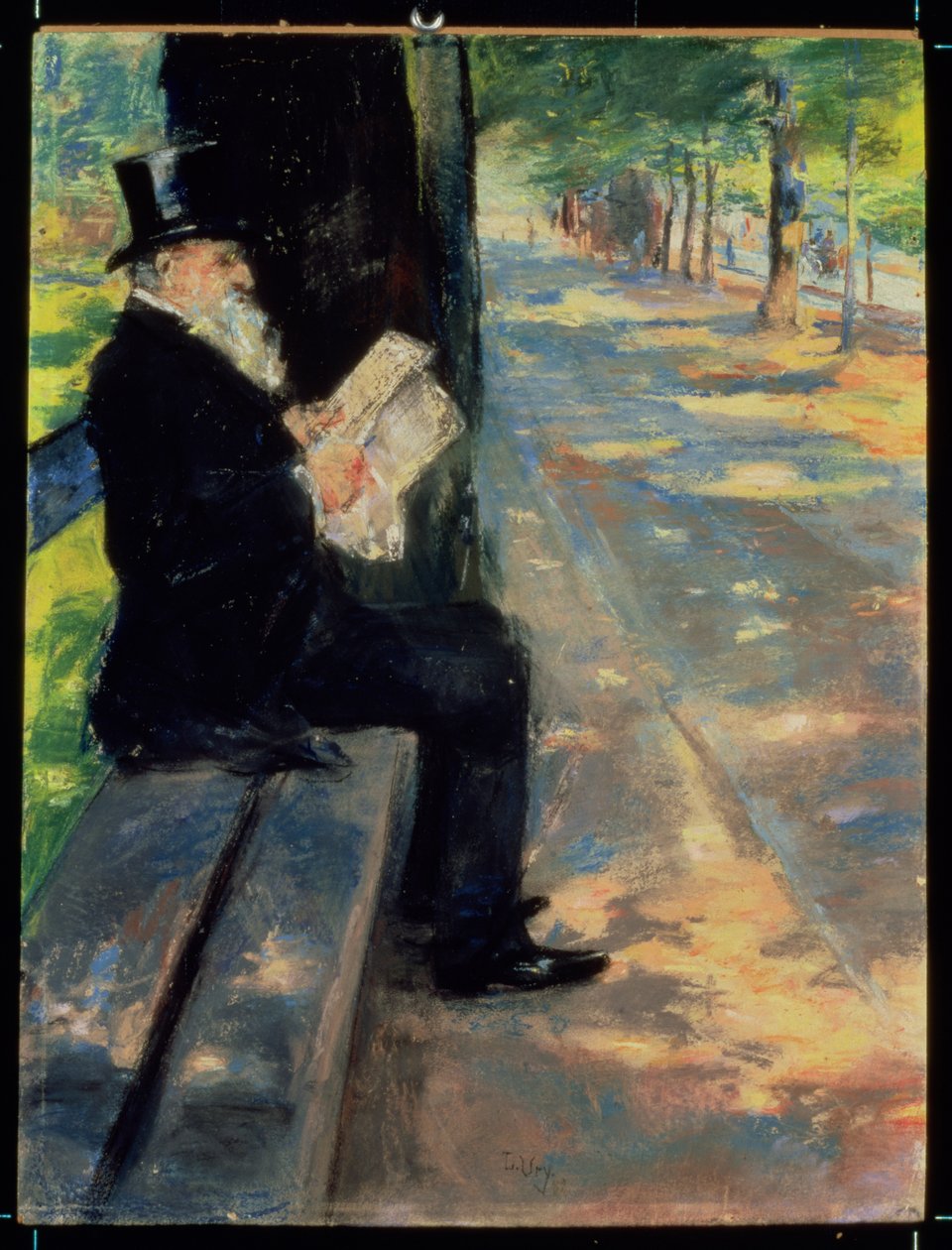 Gentleman dans un zoo, c.1900 - Lesser Ury