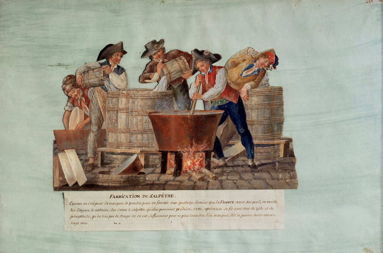 Fabrication de salpêtre - Lesueur Brothers