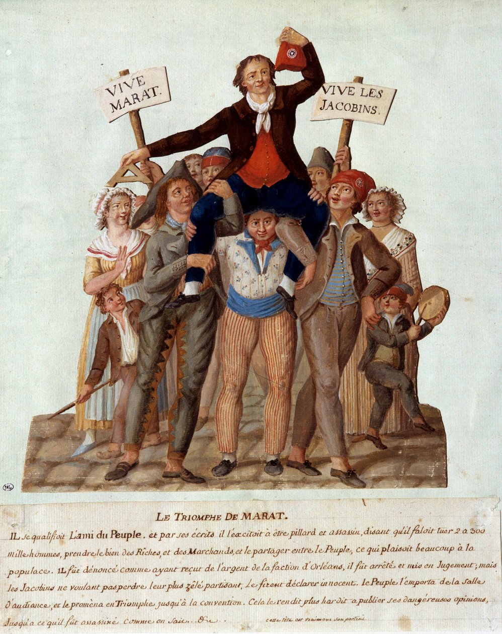 Révolution française : le triomphe de Marat - Lesueur Brothers