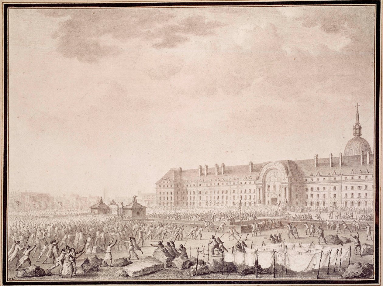 Révolution française : prise des armes aux Invalides le 14 juillet 1789 - Lesueur Brothers