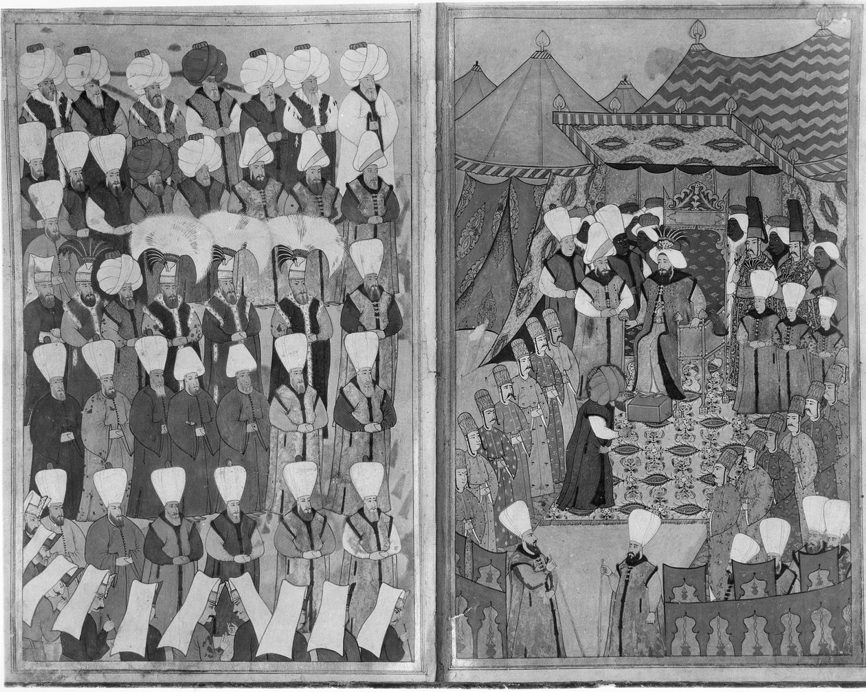Le sultan Ahmed III distribuant de l