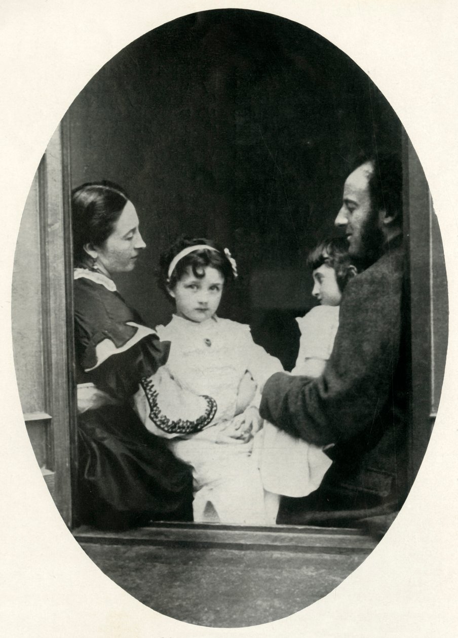 Effie Gray, John Everett Millais, et leurs filles Effie et Mary, 21 juillet 1865, 1948 - Lewis Carroll