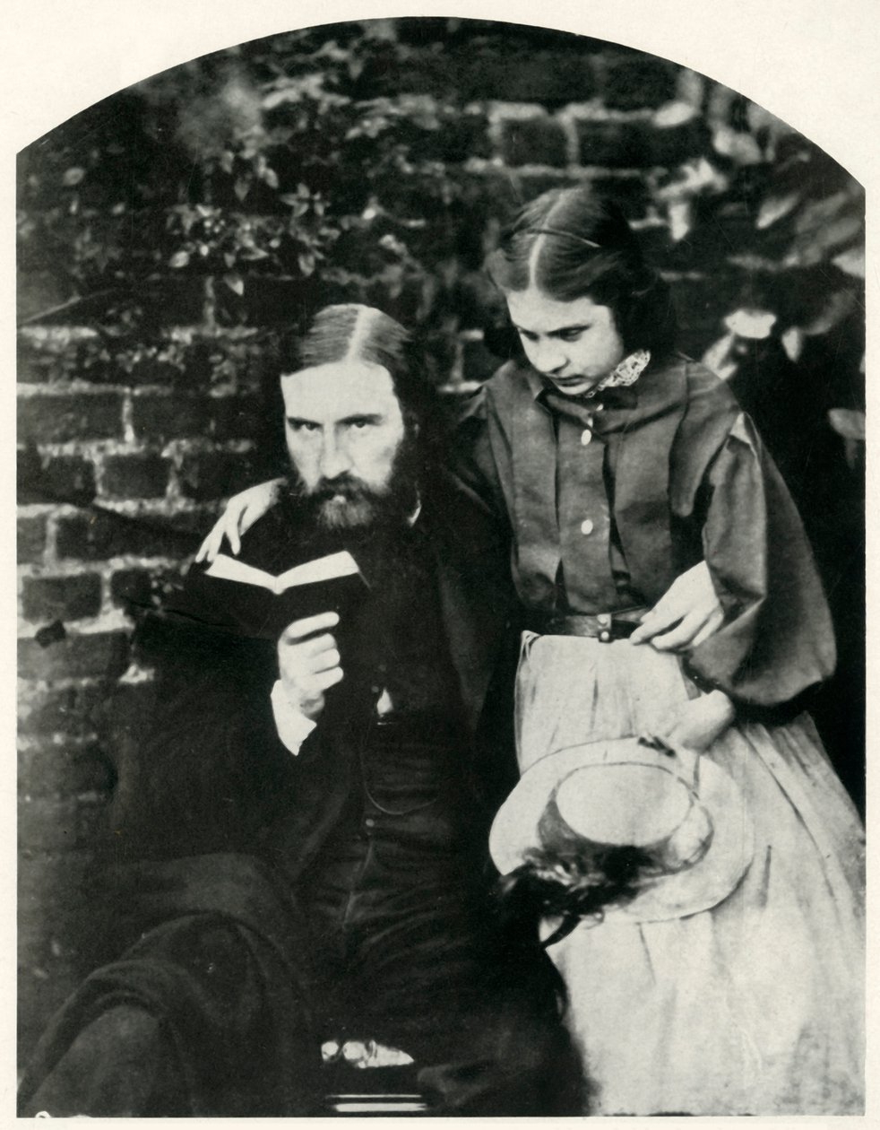 George Macdonald et sa fille Lilia Scott MacDonald, vers 1863, 1948 - Lewis Carroll
