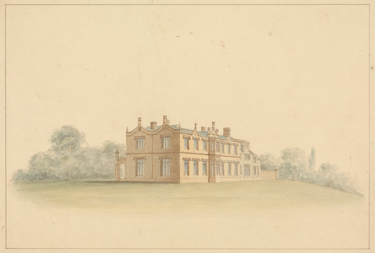 Conception pour une villa de style Tudor - Lewis Vulliamy