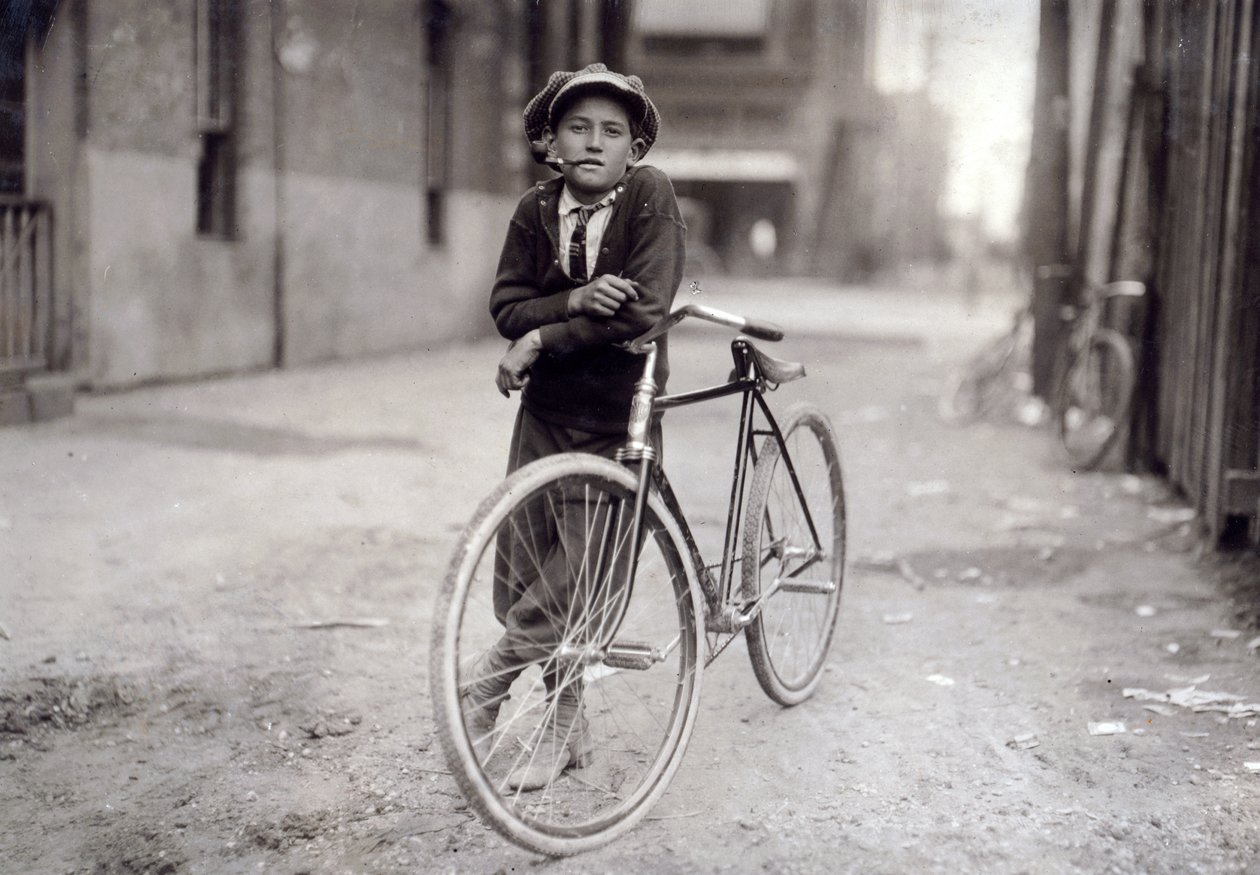Garçon messager de quinze ans travaillant pour la Mackay Telegraph Company, Waco, Texas - Lewis Wickes Hine