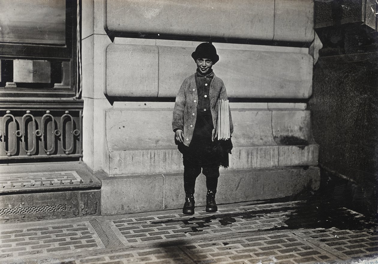 Vendeur de journaux - Lewis Wickes Hine