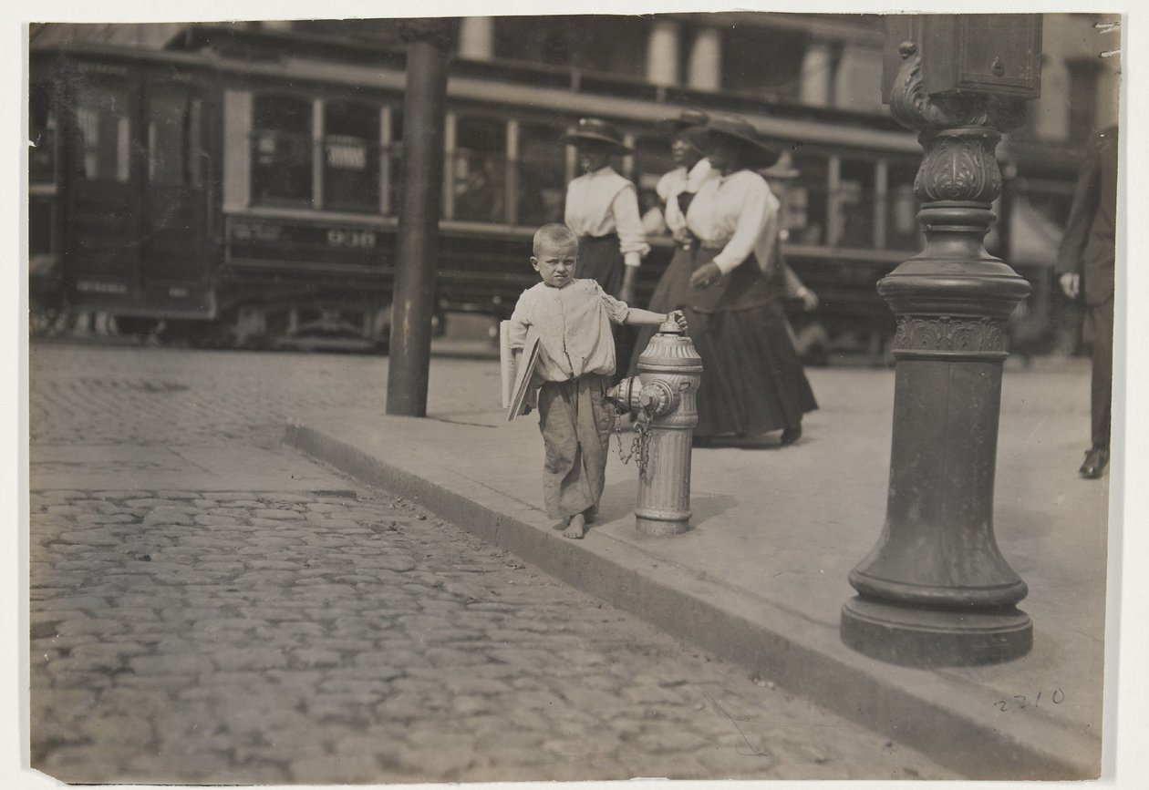 Vendeur de journaux - Lewis Wickes Hine