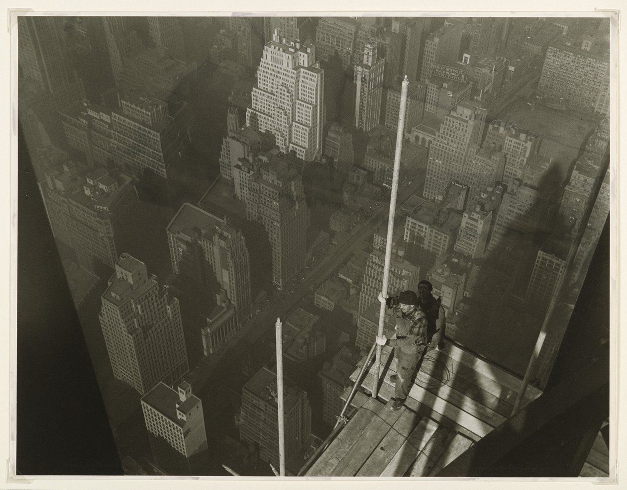 Érection du mât, Empire State Building, 1931 - Lewis Wickes Hine
