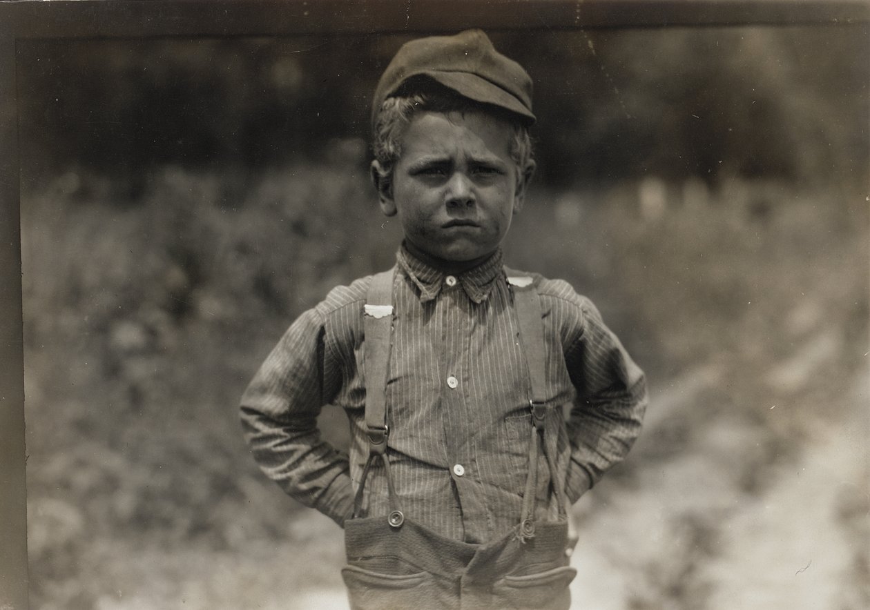 Ouvrier agricole rural, Nouvelle-Angleterre - Lewis Wickes Hine