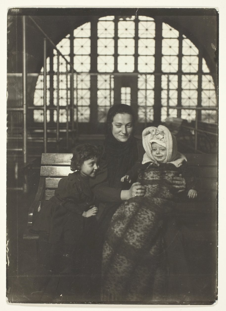 Famille russe, Ellis Island - Lewis Wickes Hine