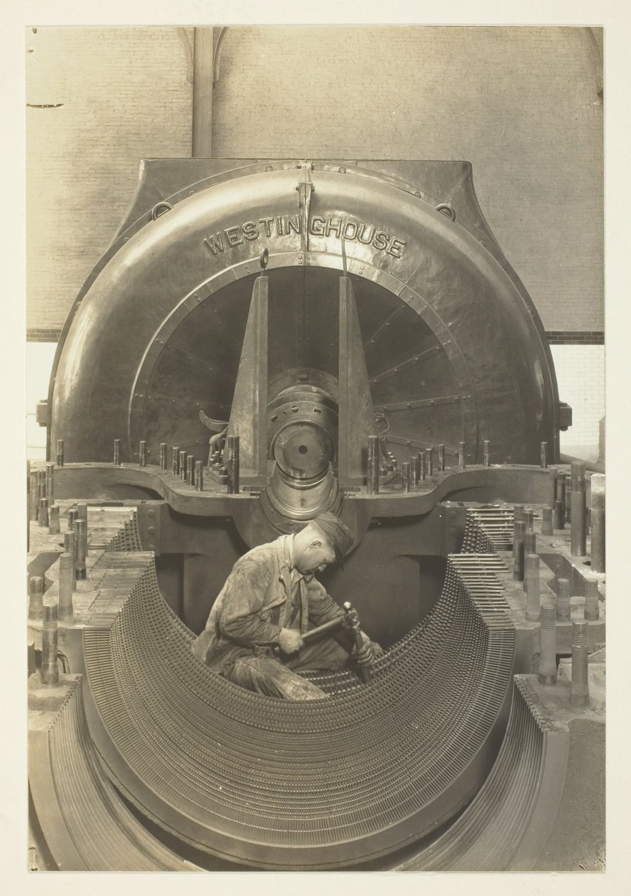 La Turbine, Power-House, New York City - Lewis Wickes Hine