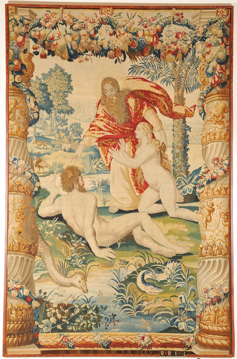 Tapisserie Adam et Ève, vers 1650-1660 - Leyniers Workshop