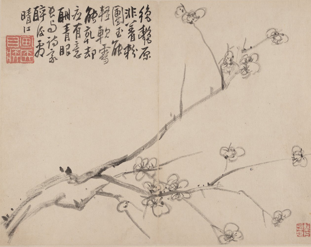 Album de prunier en fleurs, 1742 - Li Fangying