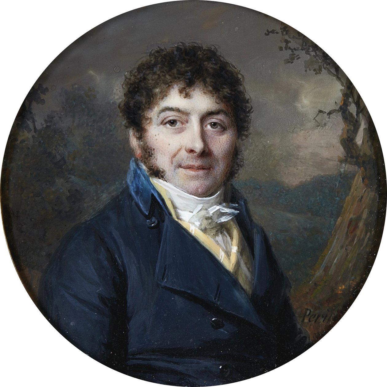 Portrait of Marc-Antonie Désaugiers (1772-1827) - Lié Louis Périn-Salbreux