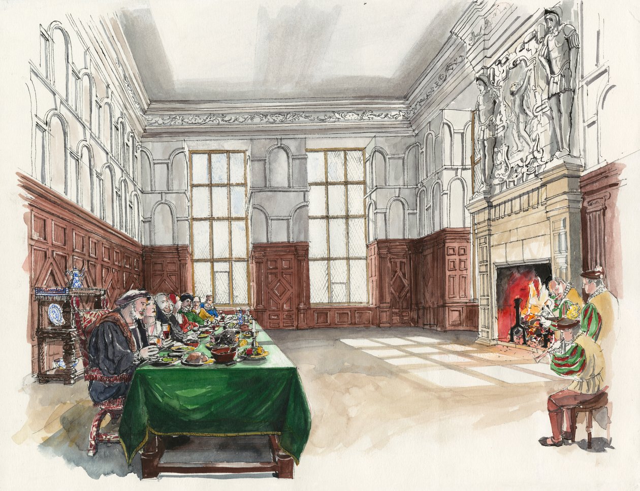 Ancienne salle de Hardwick, 1601, vers 2000-2010 - Liam Wales