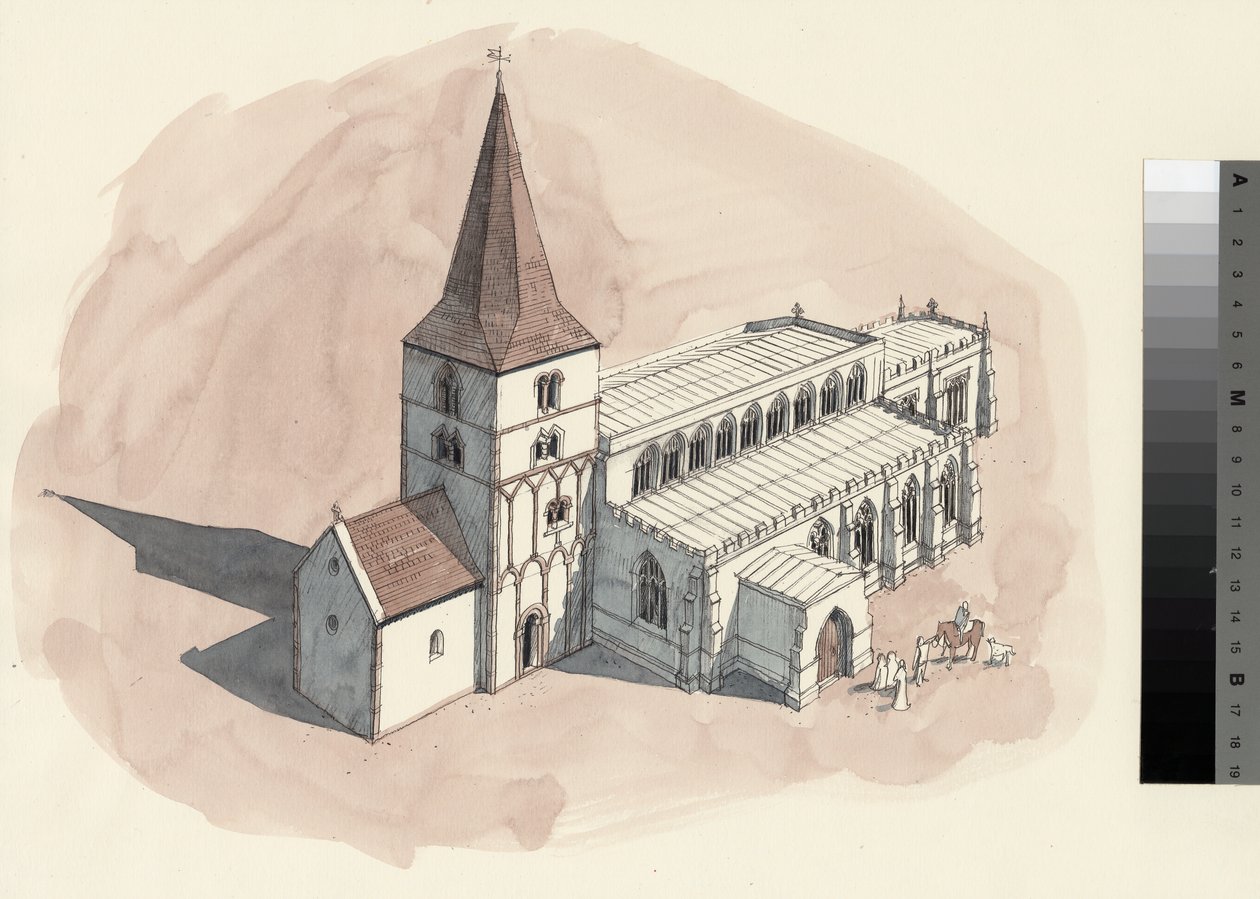 Dessin de reconstitution de l