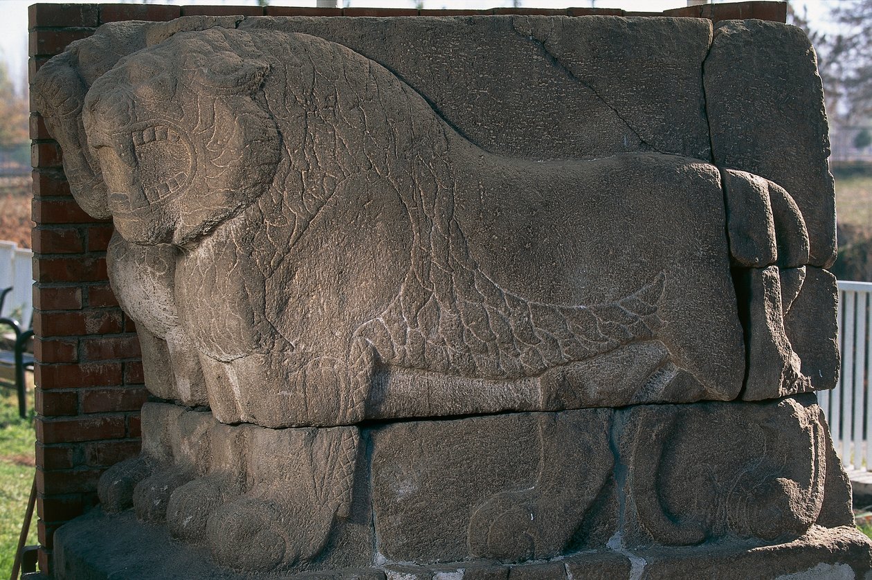Bas-relief avec lions de Kultepe (Kanesh), Cappadoce, Turquie, civilisation hittite, 3e millénaire av. J.-C. - Unbekannt Unbekannt