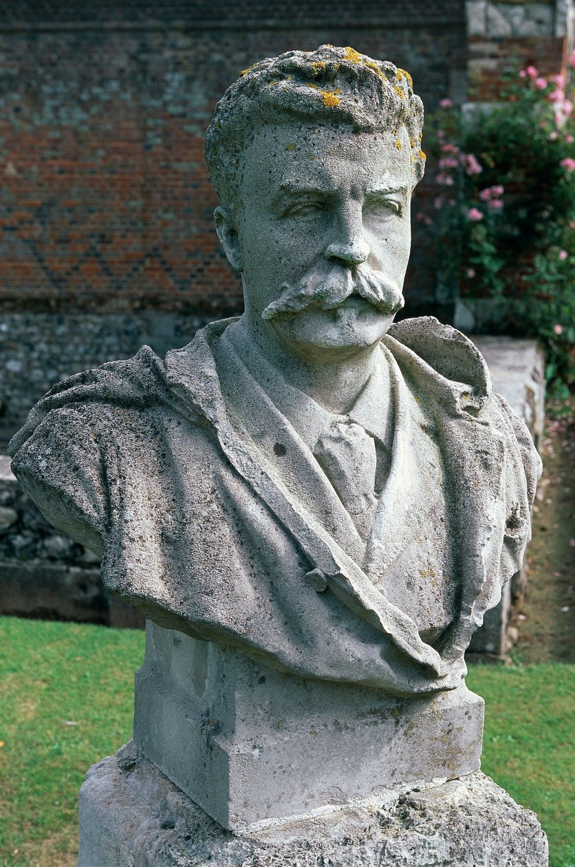 Buste de Guy De Maupassant, jardin du Château de Miromesnil, France, Haute-Normandie - Unbekannt Unbekannt