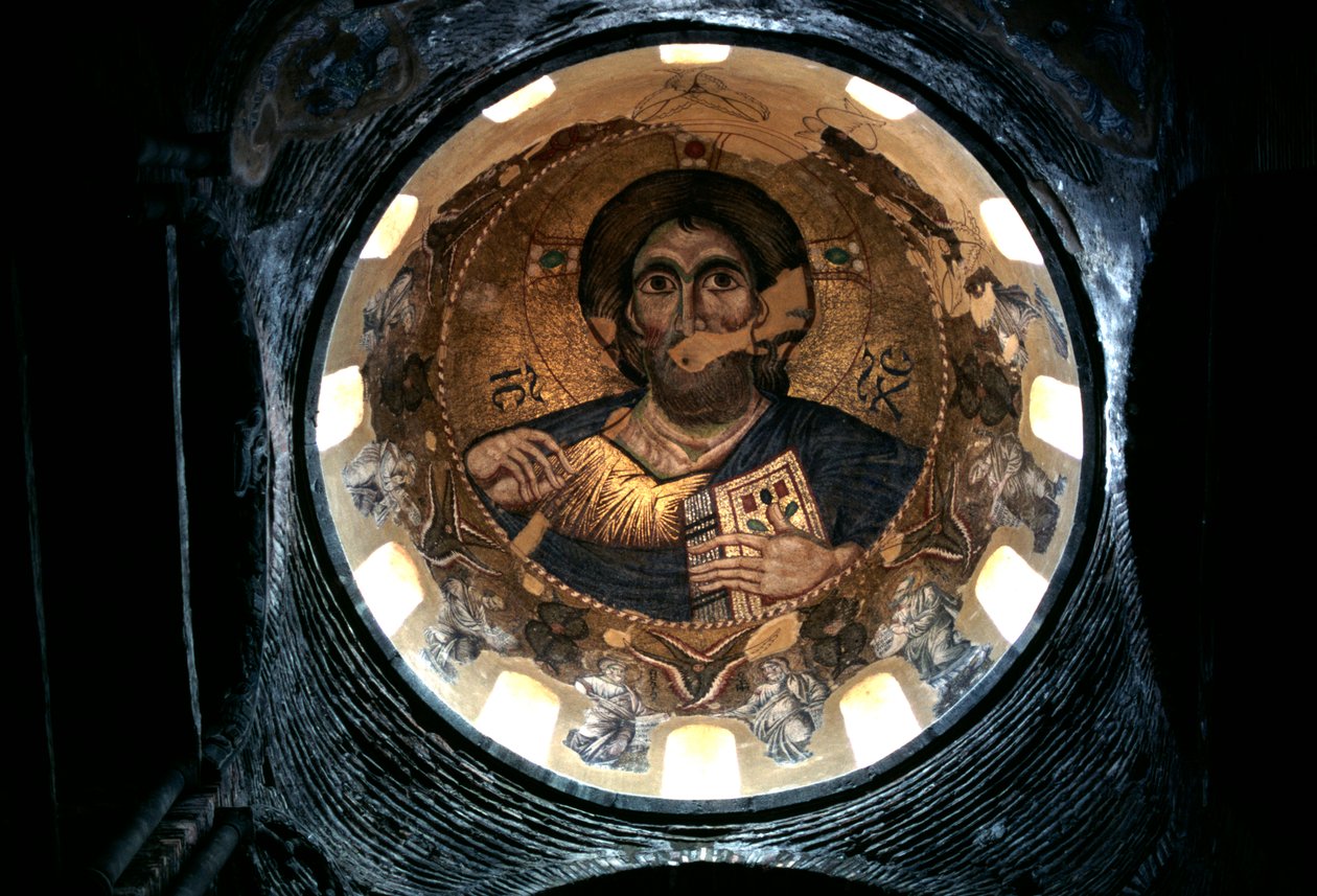 Christ Pantocrator, dôme intérieur de l