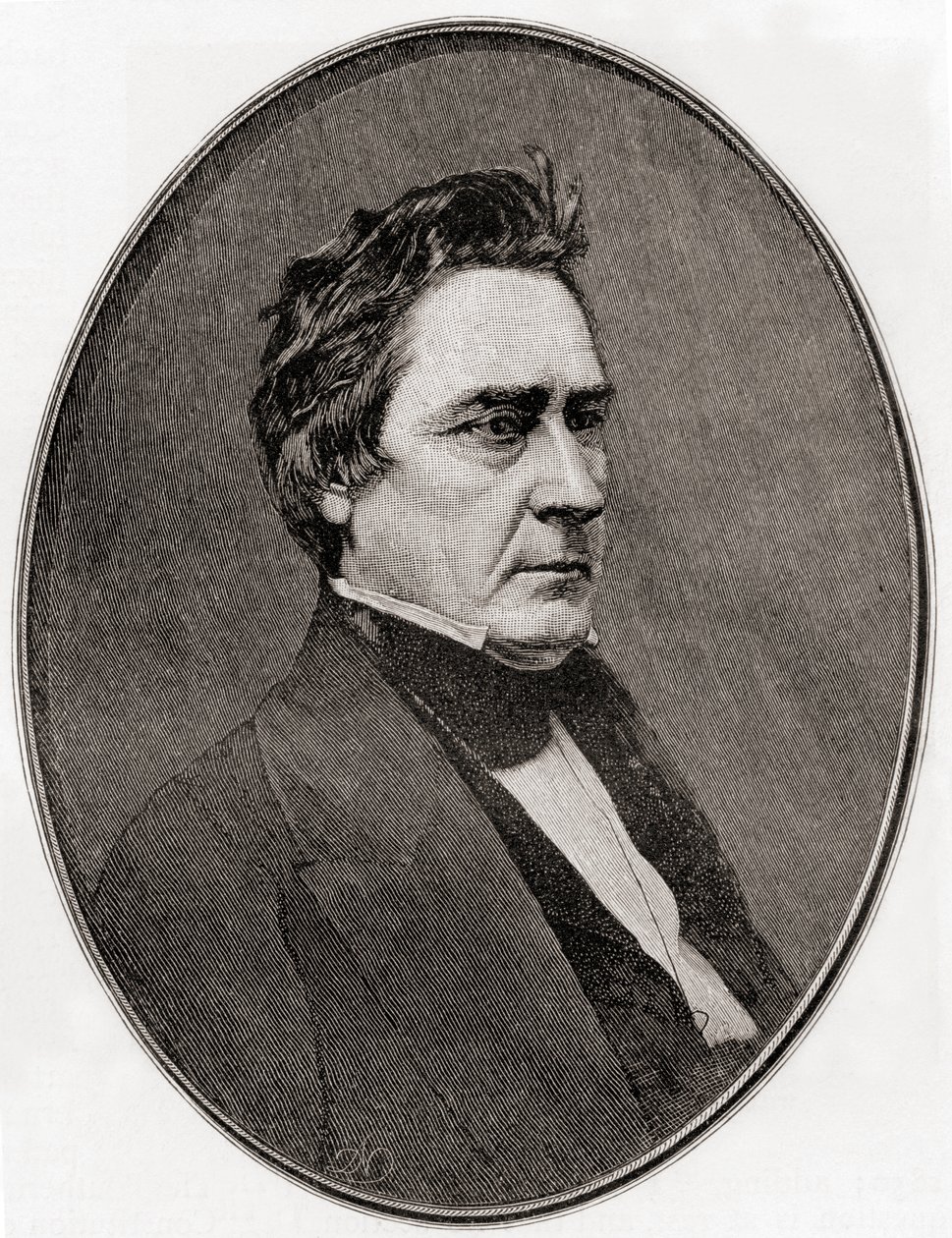 David Rice Atchison, du Century Magazine, publié en 1887 (gravure) - Unbekannt Unbekannt