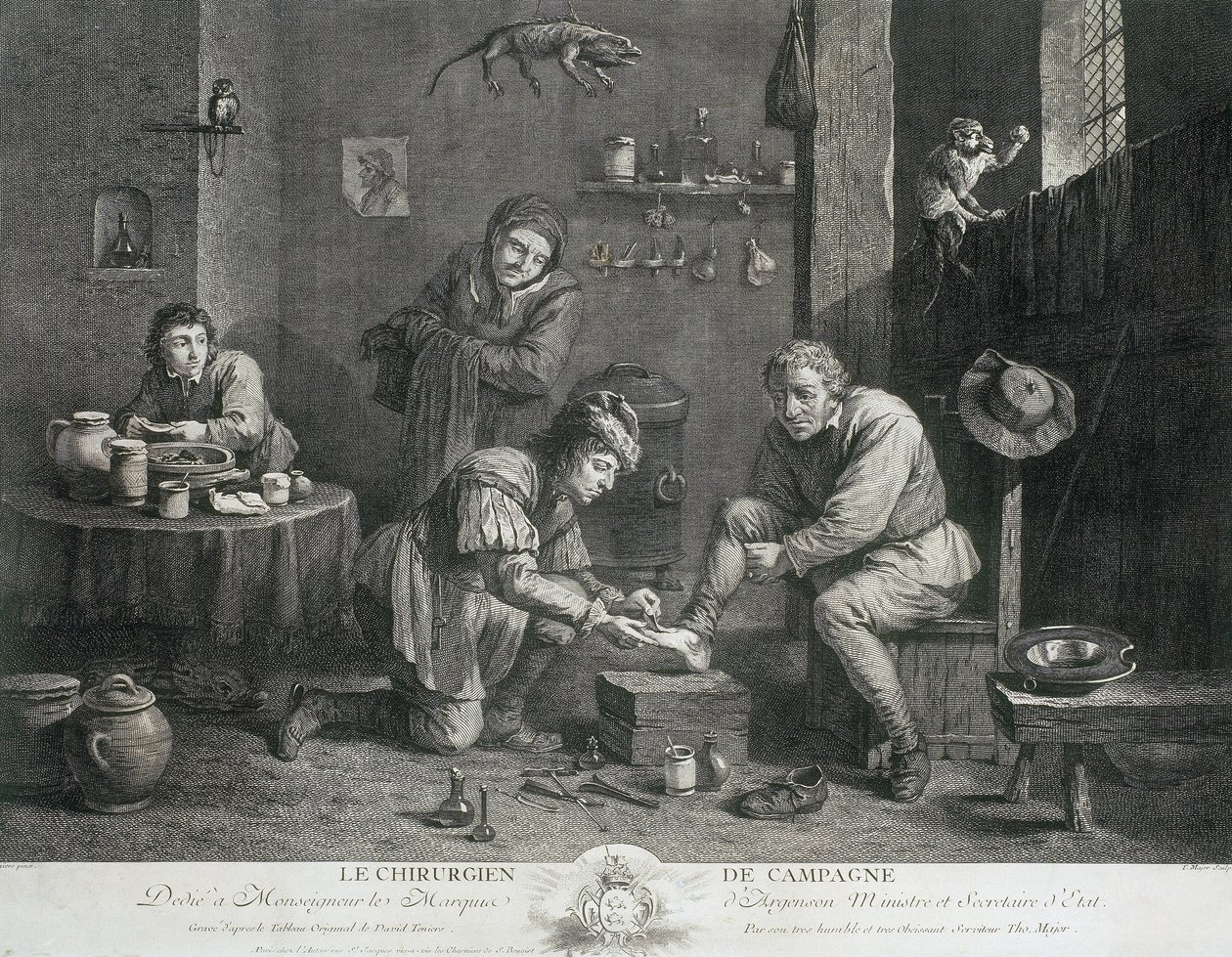 Le chirurgien de campagne, vers 1747 - Unbekannt Unbekannt