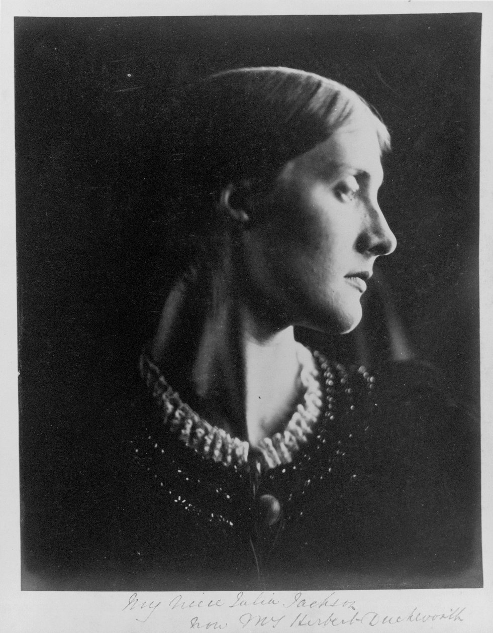 Julia ma nièce maintenant Mme Duckworth, avril 1867 - Unbekannt Unbekannt