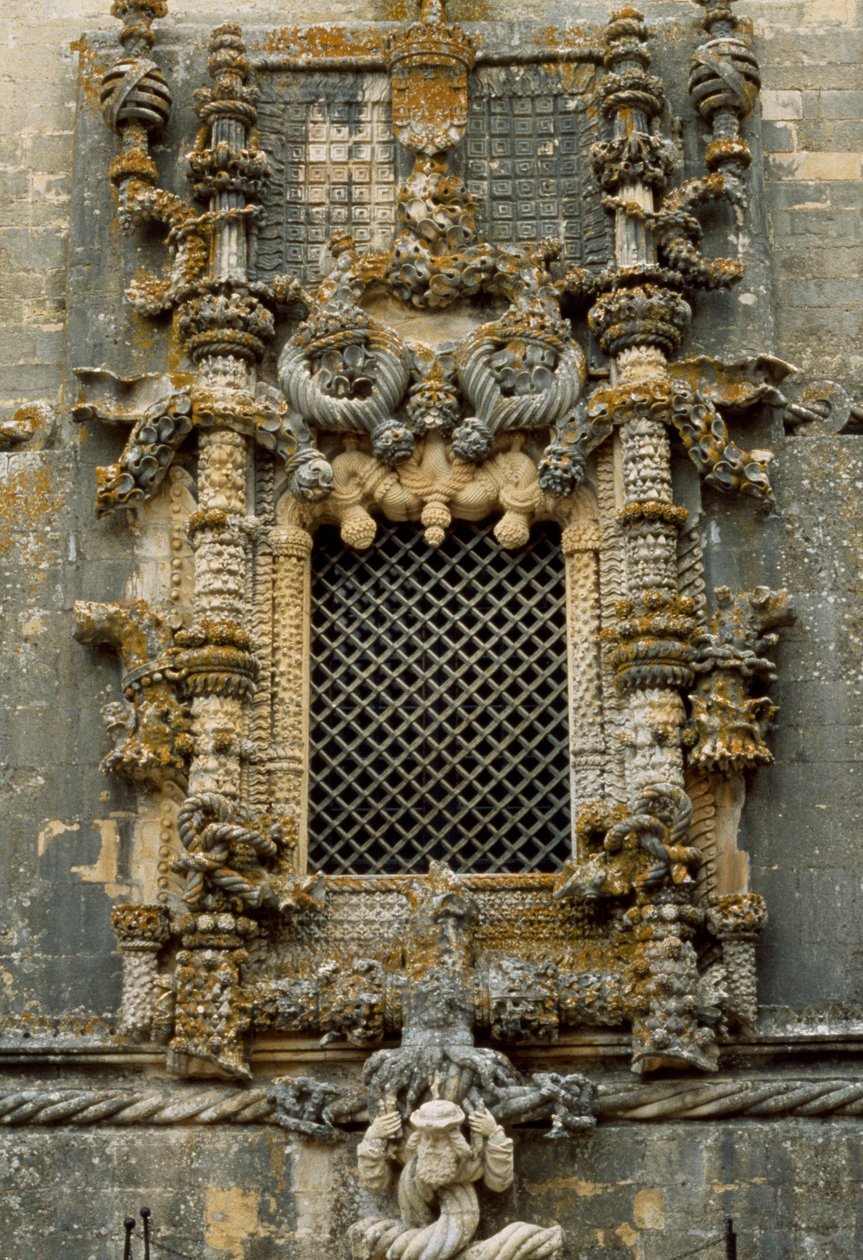 Fenêtre manuéline (gothique tardif portugais) du Couvent de l