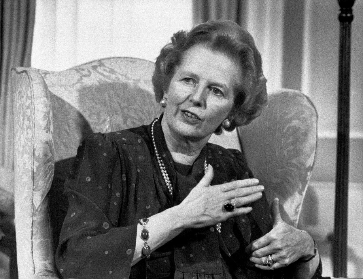 Margaret Thatcher, femme politique britannique, avril 1987 - Unbekannt Unbekannt