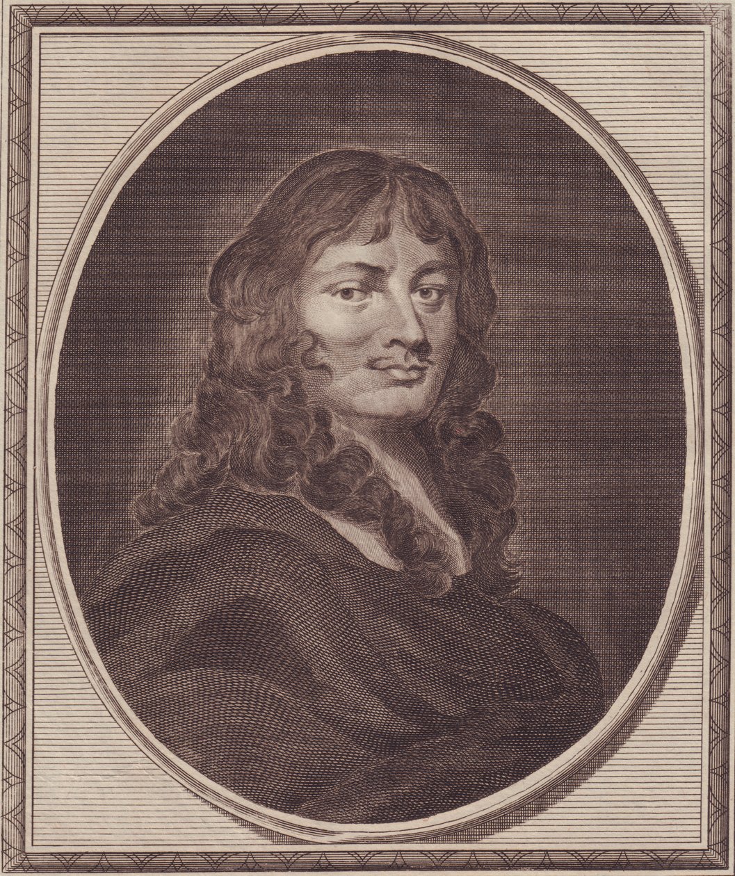 Portrait du politicien anglais Sir William Temple (1628-1699), gravure sur cuivre par John Goldar (1729-1795) d