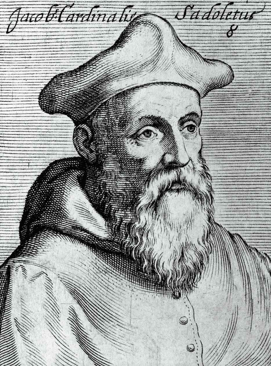 Portrait de Jacopo Sadoleto (1477-1547), humaniste, évêque catholique et cardinal italien, gravure de Illustrissimorum, omnique virtutis, et scientiarum laude praestantissimoru virorum icones, par Claudius Pernetus - Unbekannt Unbekannt
