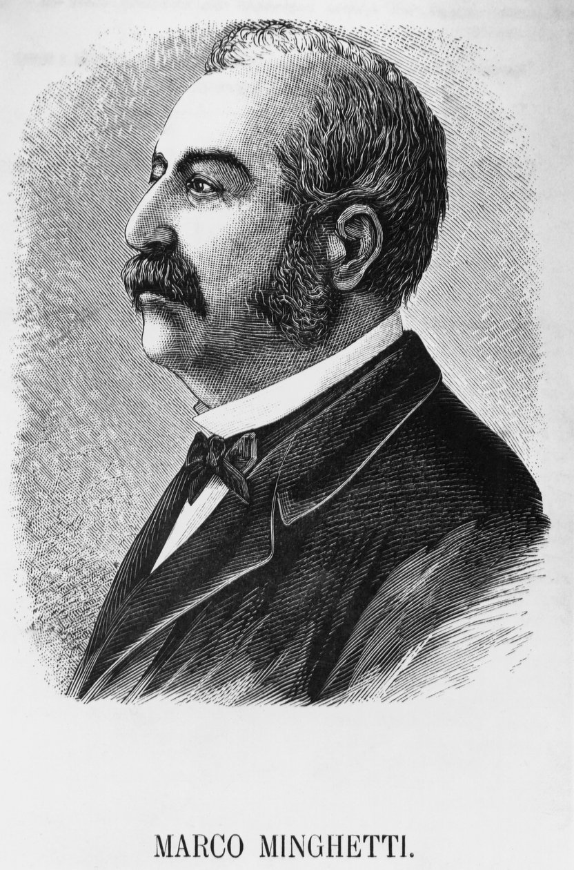 Portrait de Marco Minghetti, économiste et homme d