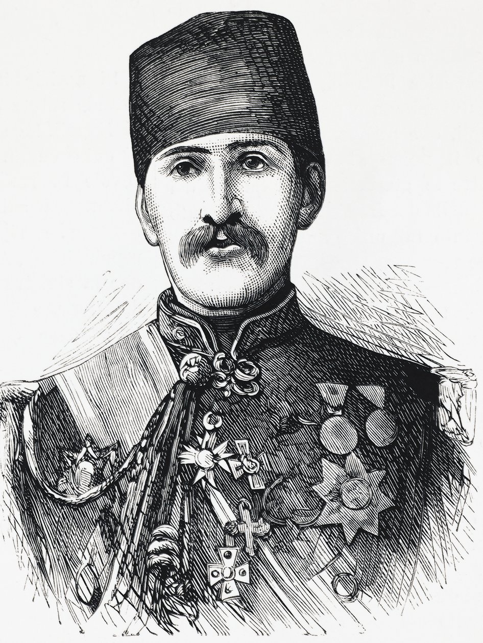 Portrait de Reuff Pacha, ministre de la guerre de l