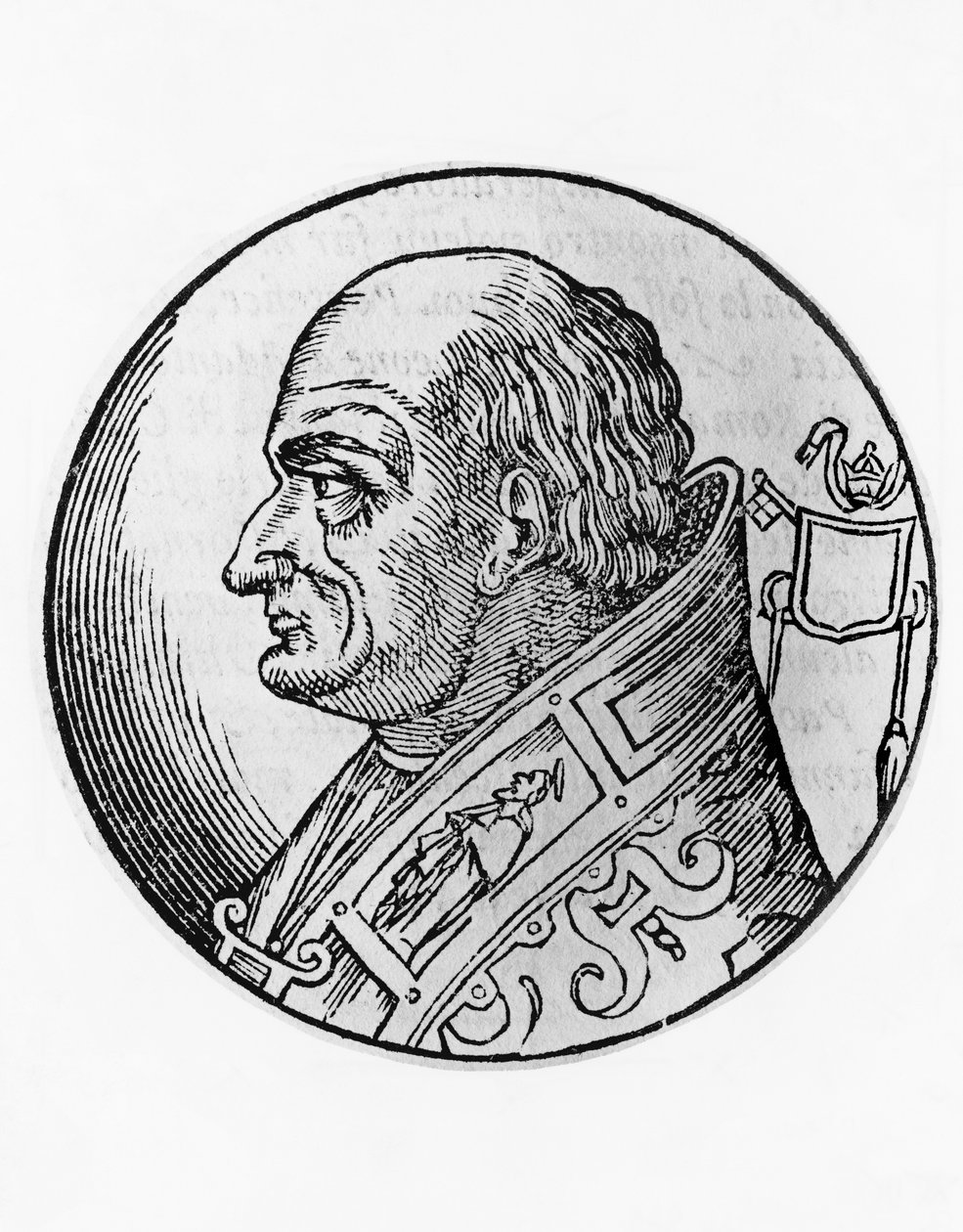 Portrait de Saint Léon III (750-816), 96e pape de l