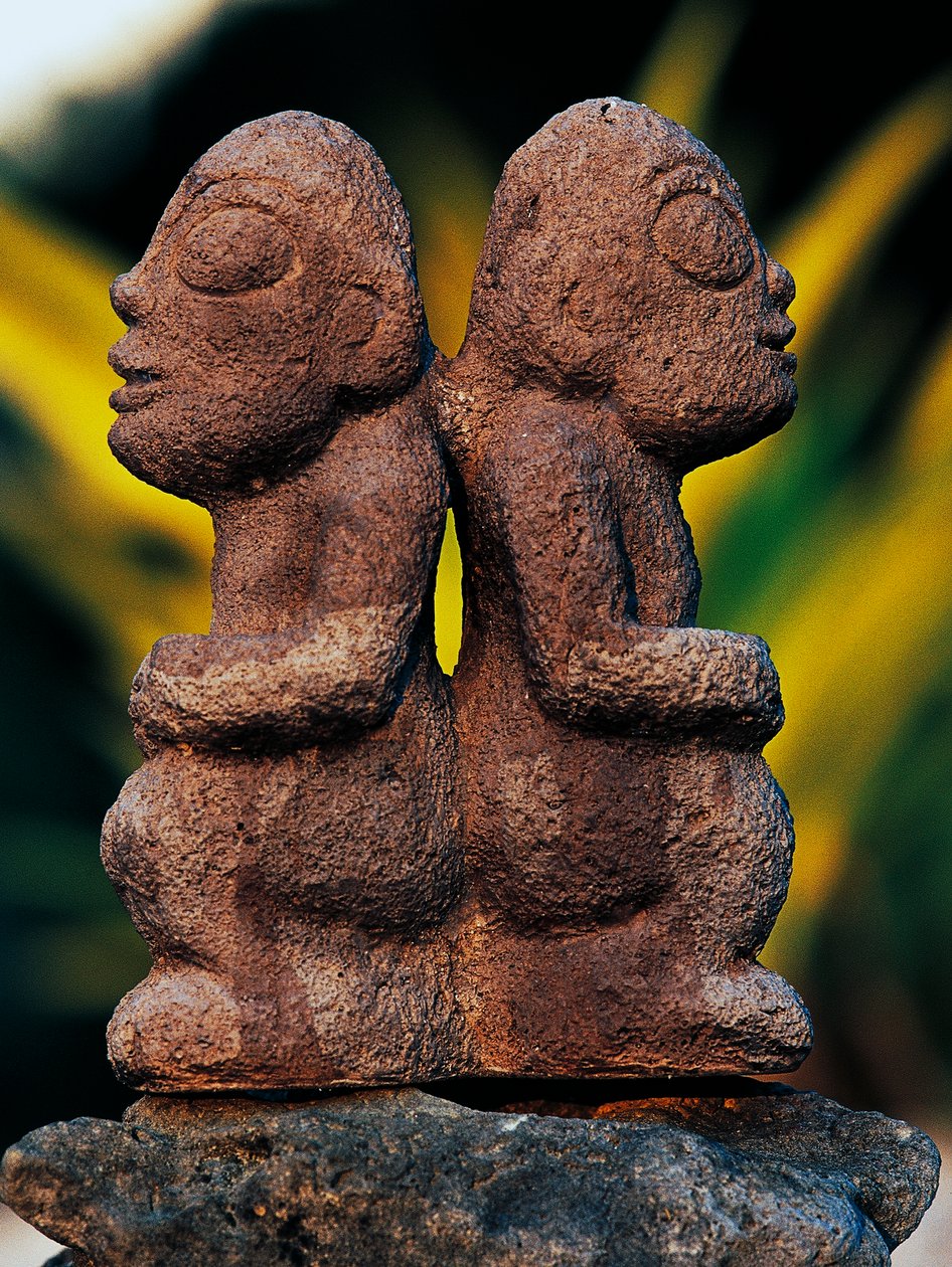 Dieux Tiki, Îles Marquises, Polynésie française (territoire d