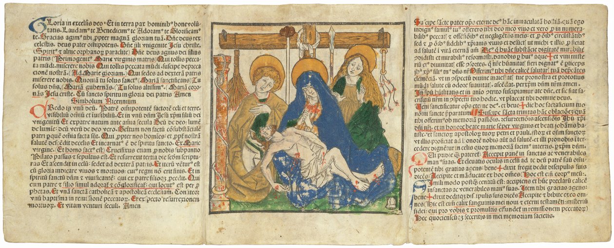 Une table de canon avec une lamentation - Lienhart Ysenhut