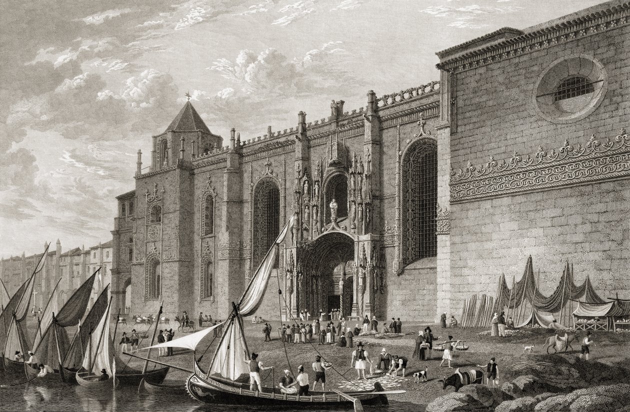 Mosteiro dos Jeronimos Belem, Lisbonne, de 