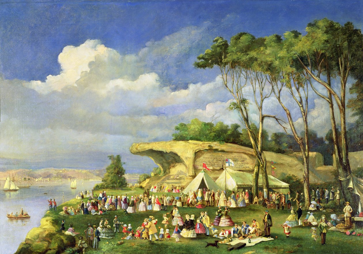 Pique-nique à Mrs Macquarie