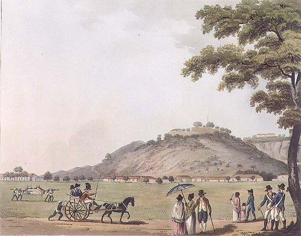 Vue du mont Saint-Thomas, près de Madras, planche 20 de 