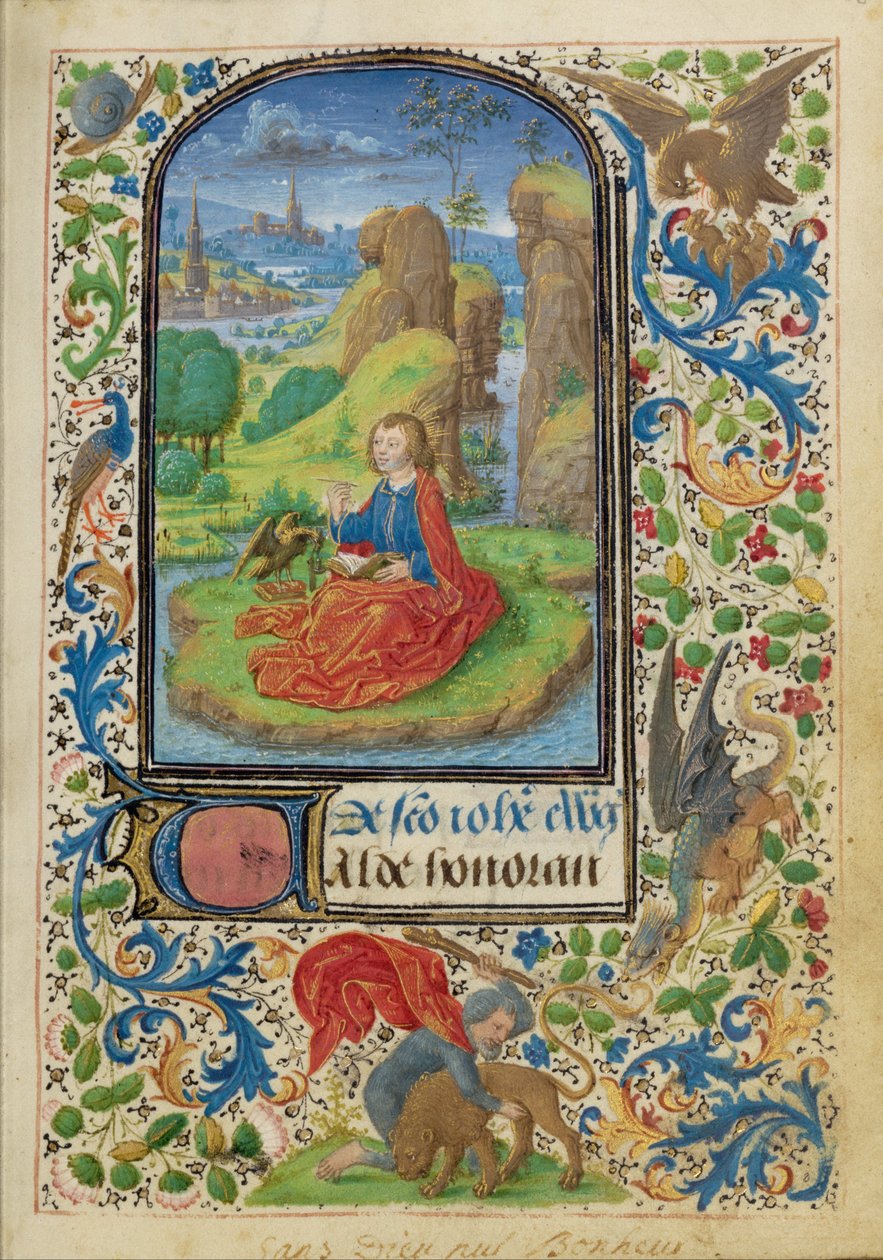 Saint Jean à Patmos - Lieven van Lathem