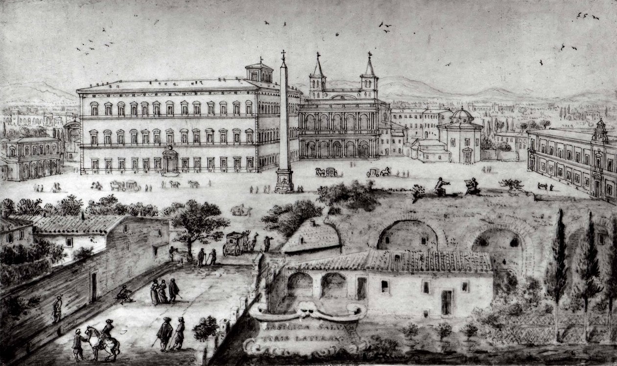 Vue du Latran, Rome - Lievin Cruyl