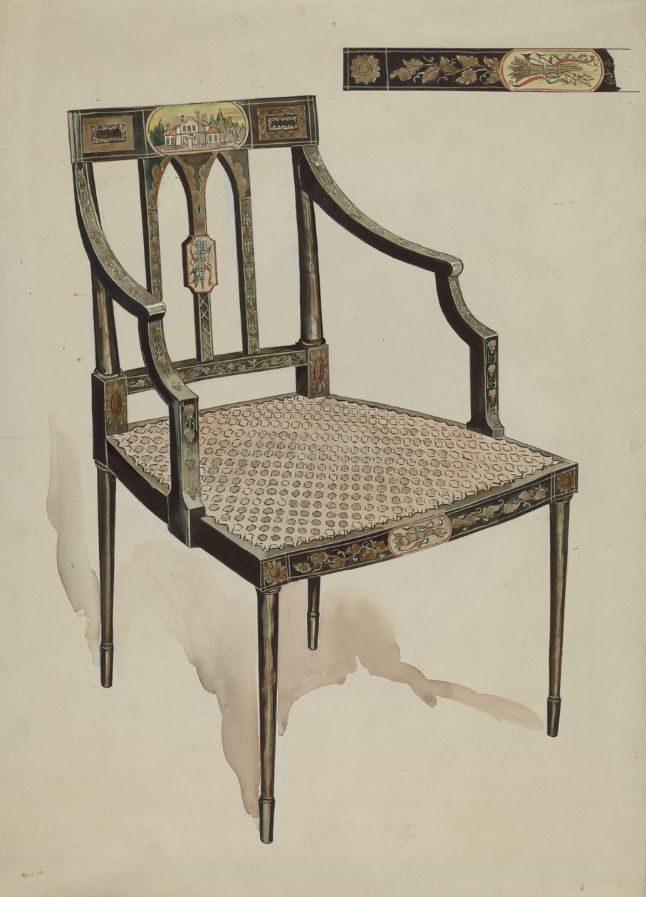Chaise, vers 1936 - Lillian Causey
