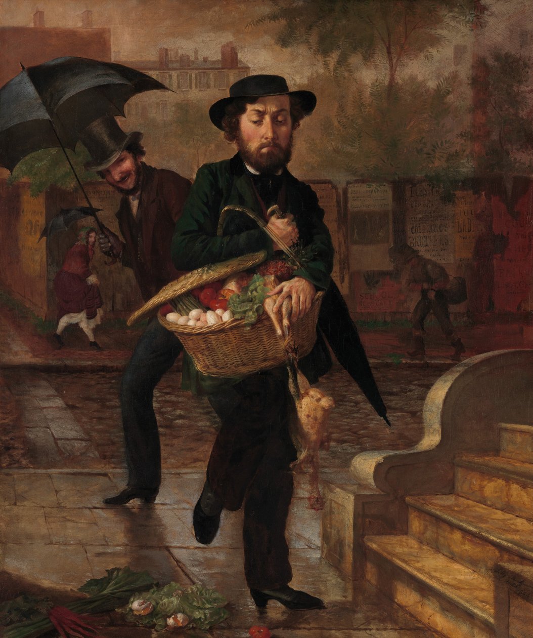 Jeune mari : premier marché, 1854 - Lilly Martin Spencer